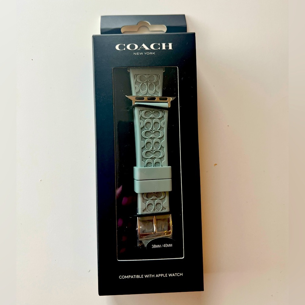 Coach Apple Watch band